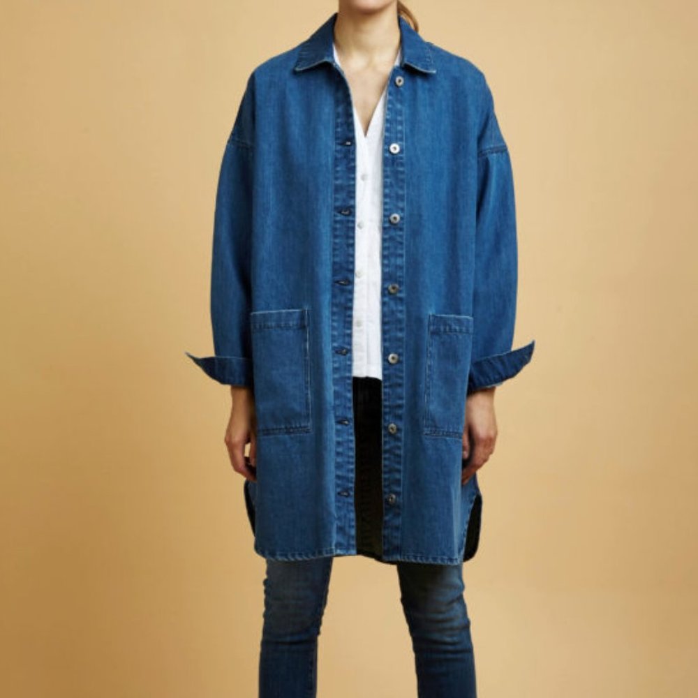 Kowtow Fortune Denim coat